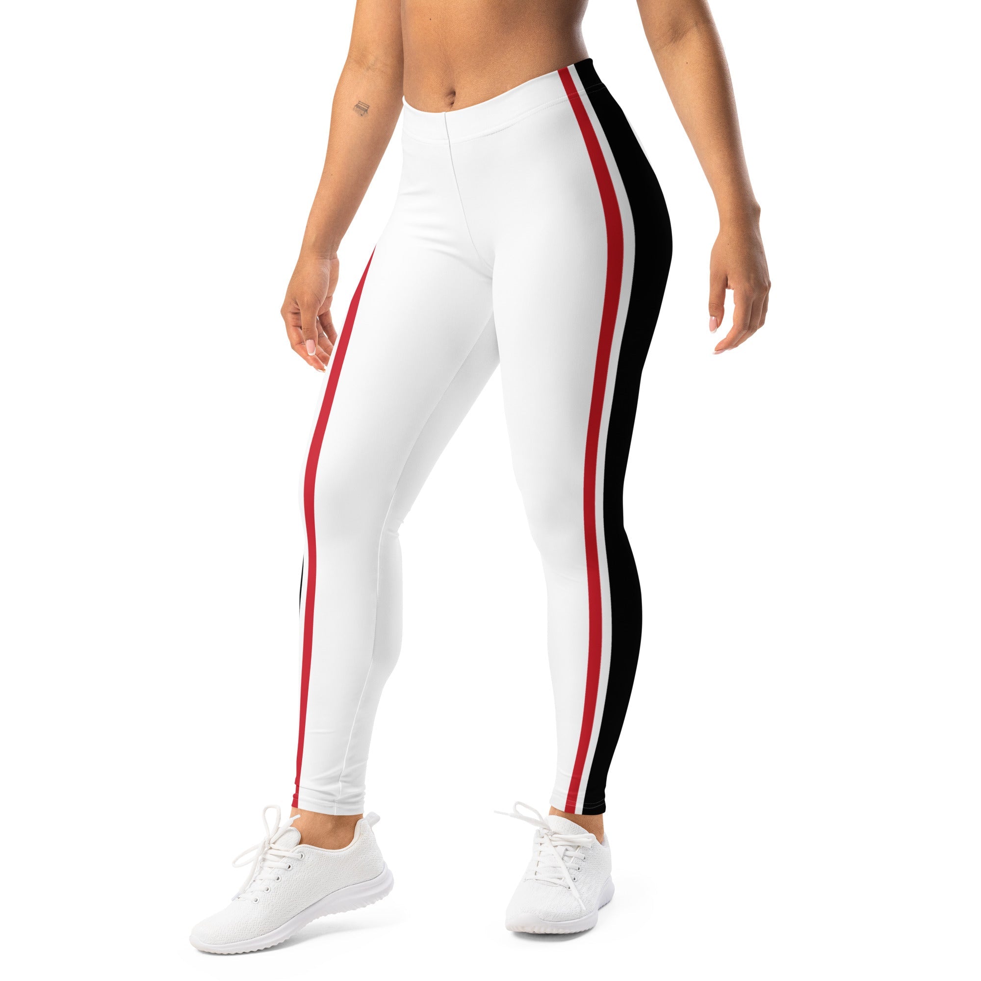 Trinidad & Tobago Flag (White) Leggings - Conscious Apparel Store