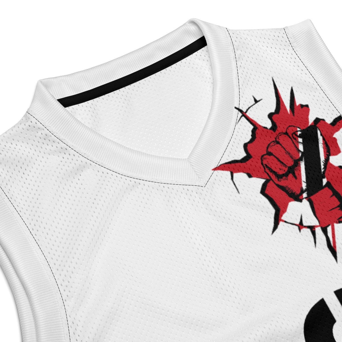 Trinidad & Tobago Flag (White) Premium Sport Jersey Tank Top - Conscious Apparel Store
