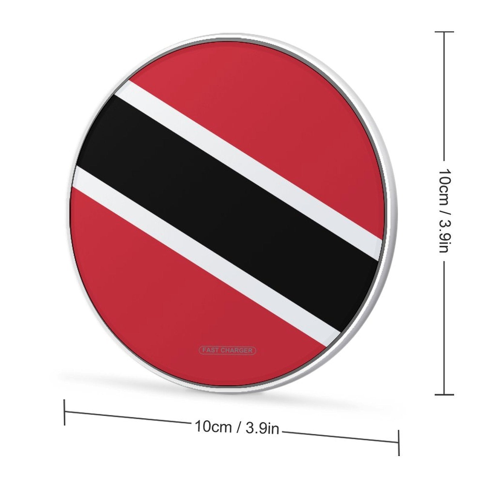 Trinidad & Tobago Flag Wireless Charging Pad - Conscious Apparel Store