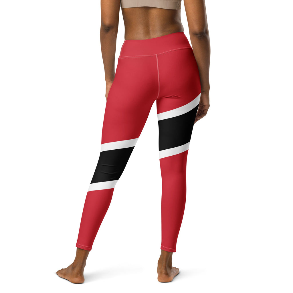 Trinidad & Tobago Flag Yoga Leggings - Conscious Apparel Store