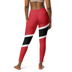 Trinidad & Tobago Flag Yoga Leggings - Conscious Apparel Store