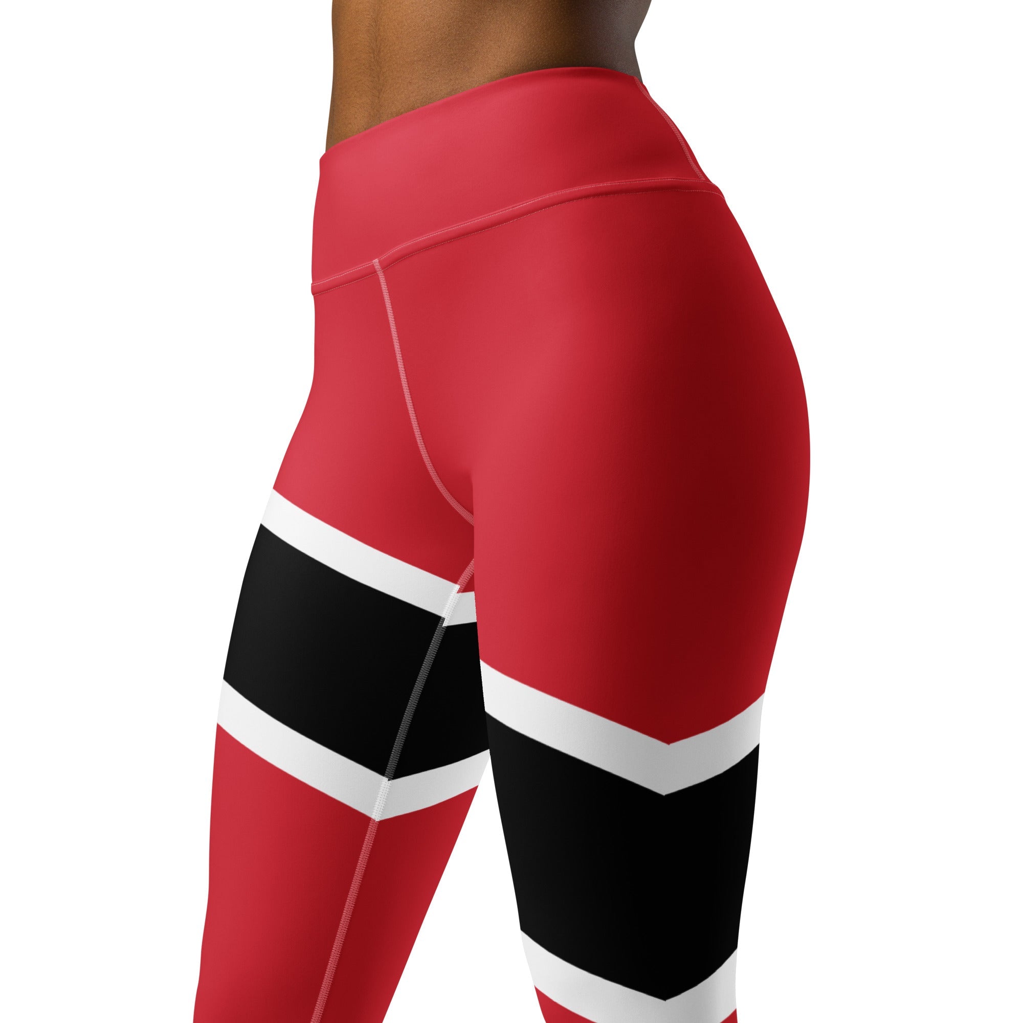 Trinidad & Tobago Flag Yoga Leggings - Conscious Apparel Store