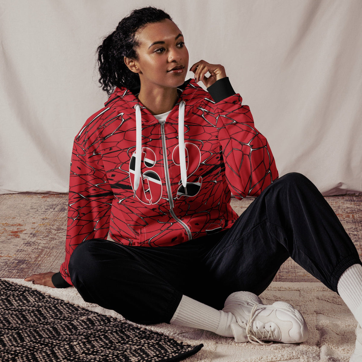 Trinidad & Tobago Football Unisex zip hoodie - Conscious Apparel Store