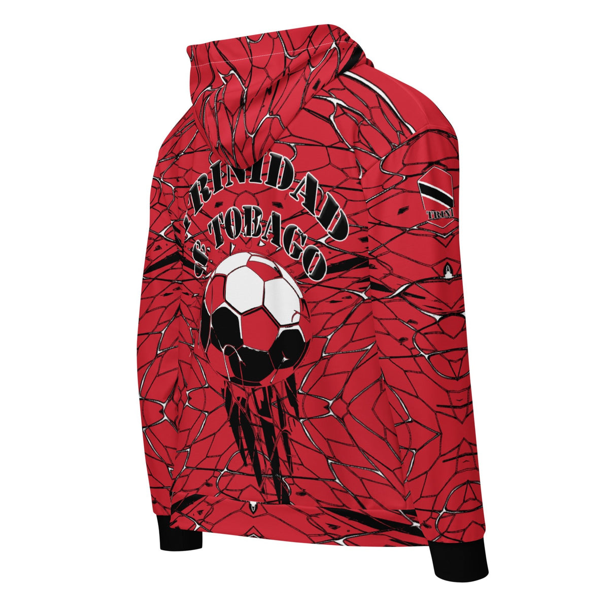 Trinidad & Tobago Football Unisex zip hoodie - Conscious Apparel Store