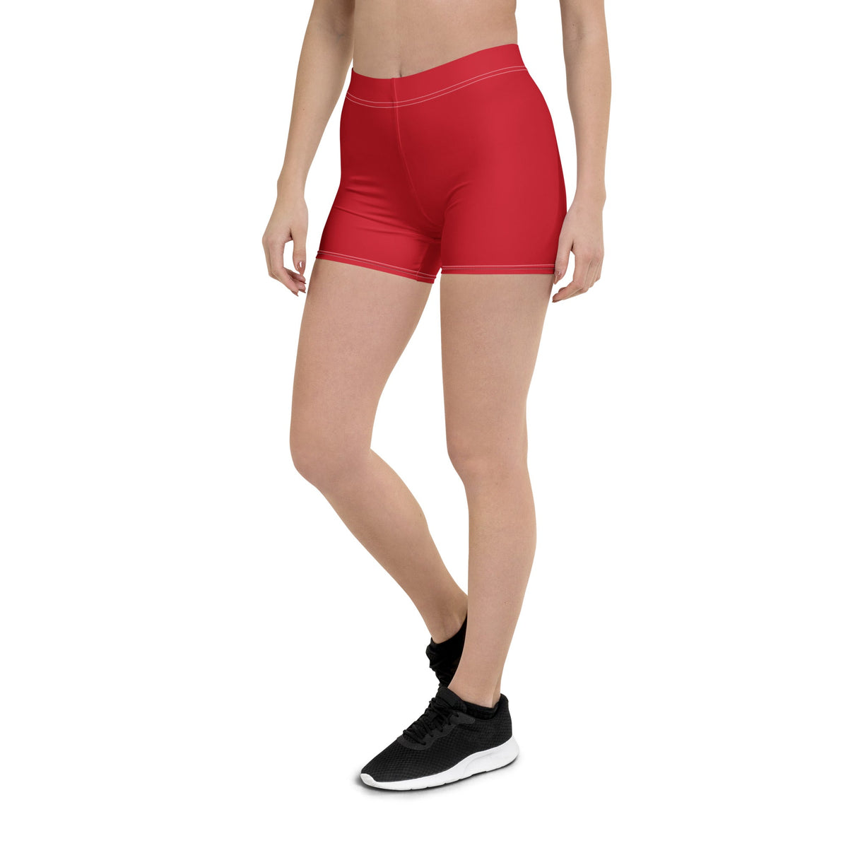 Trinidad & Tobago Red Leggings Shorts - Conscious Apparel Store