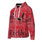 Trinidad & Tobago (WI) Cricket Unisex zip hoodie - Conscious Apparel Store