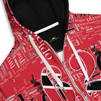 Trinidad & Tobago (WI) Cricket Unisex zip hoodie - Conscious Apparel Store