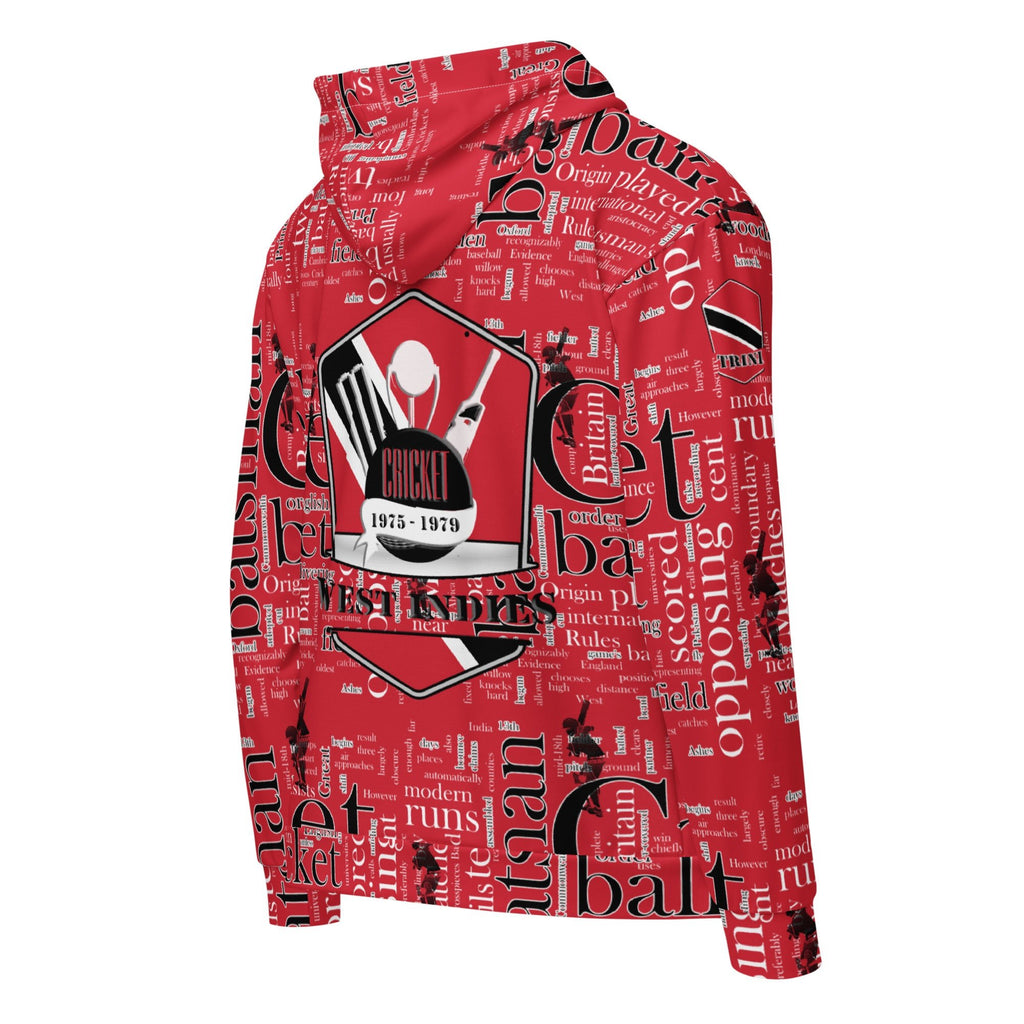 Trinidad & Tobago (WI) Cricket Unisex zip hoodie - Conscious Apparel Store