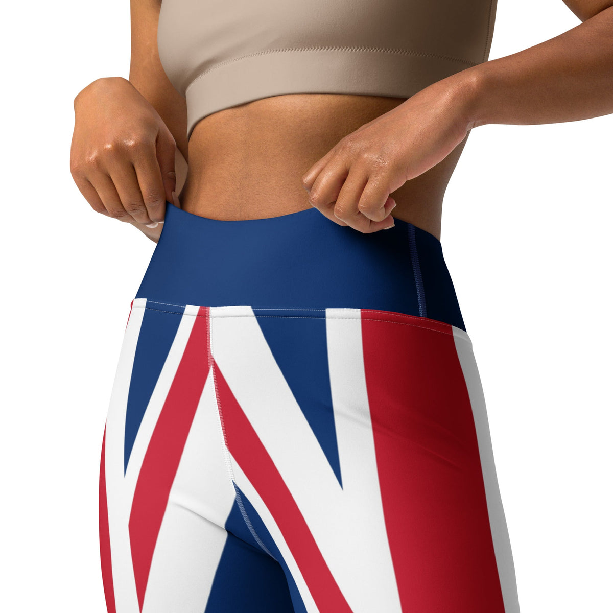 UK Flag Yoga Leggings - Conscious Apparel Store