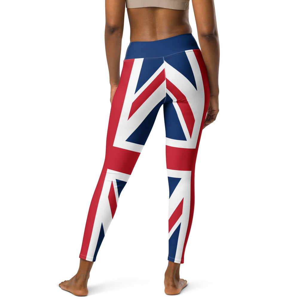 UK Flag Yoga Leggings - Conscious Apparel Store