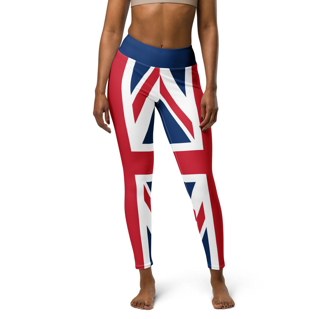 UK Flag Yoga Leggings - Conscious Apparel Store