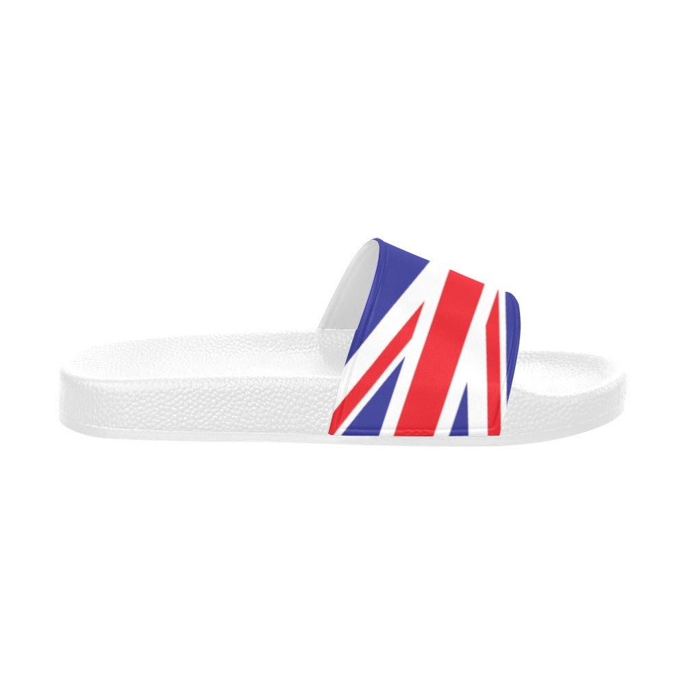 United Kingdom Flag Women's Slide Sandals - Conscious Apparel Store