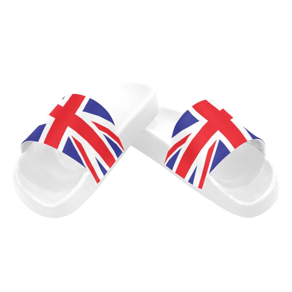 United Kingdom Flag Women's Slide Sandals - Conscious Apparel Store