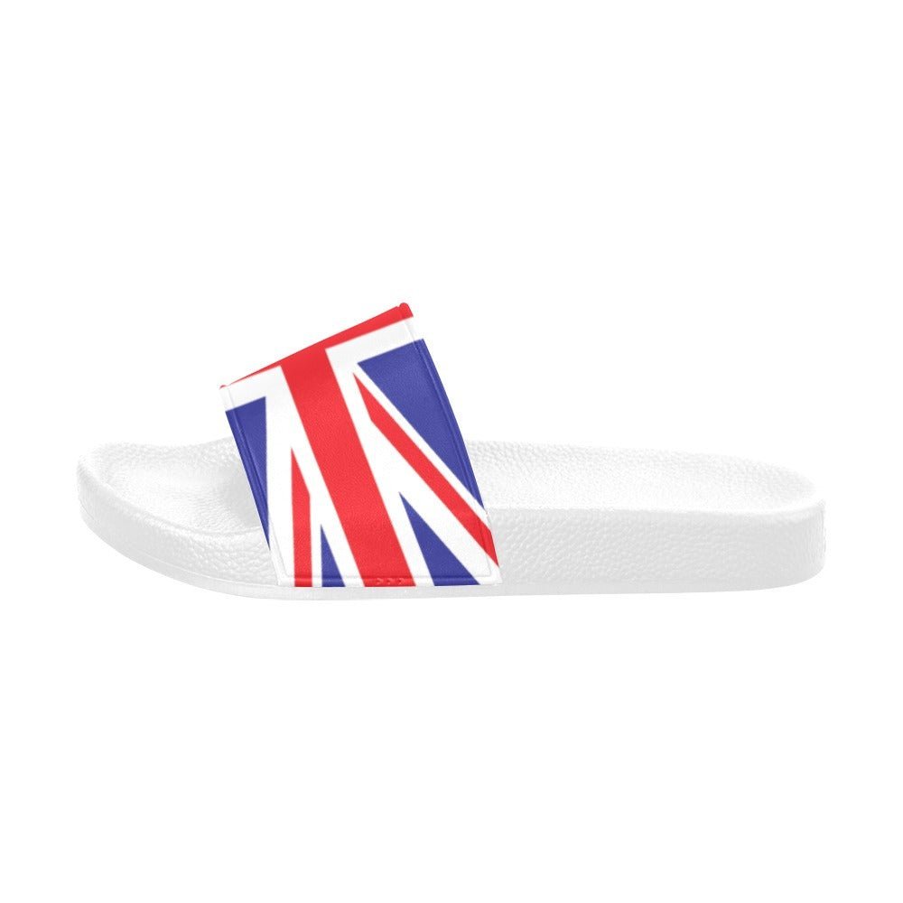United Kingdom Flag Women's Slide Sandals - Conscious Apparel Store
