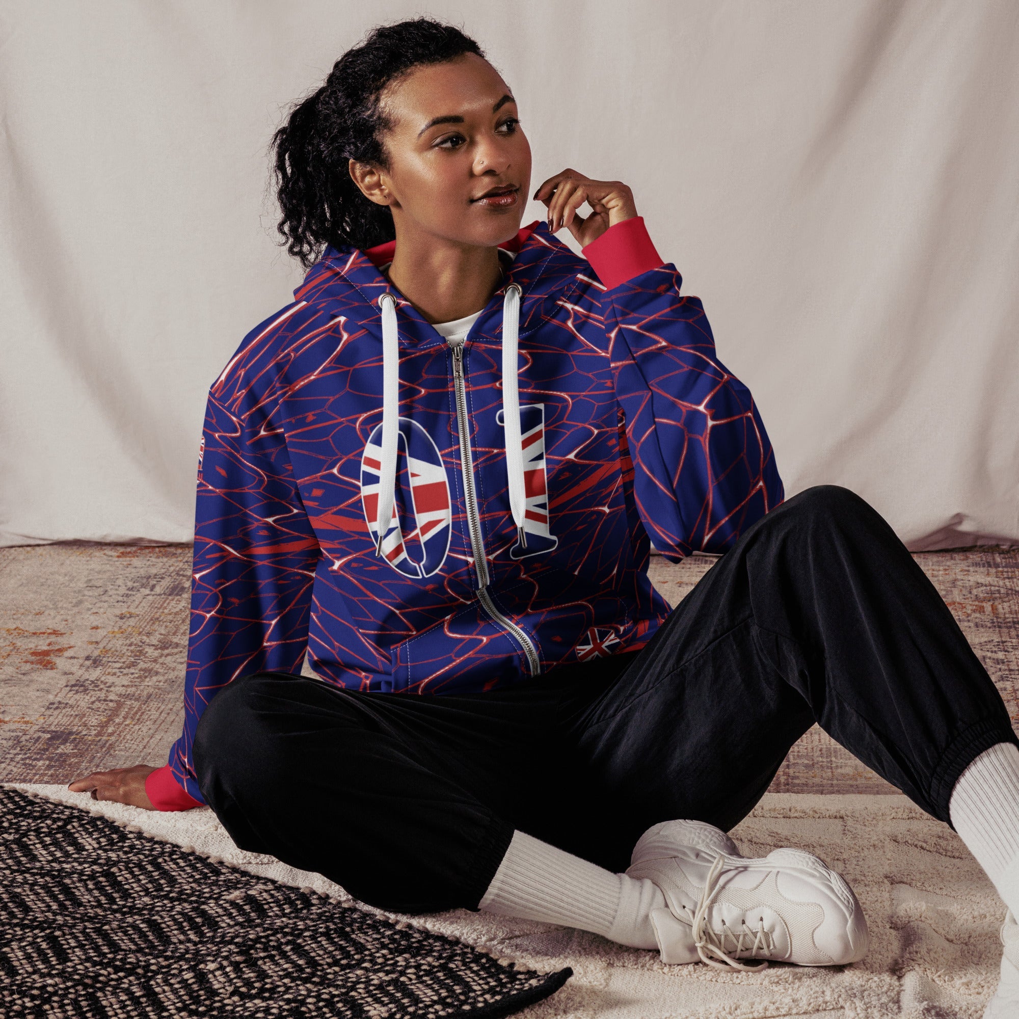 United Kingdom Football Unisex zip hoodie - Conscious Apparel Store