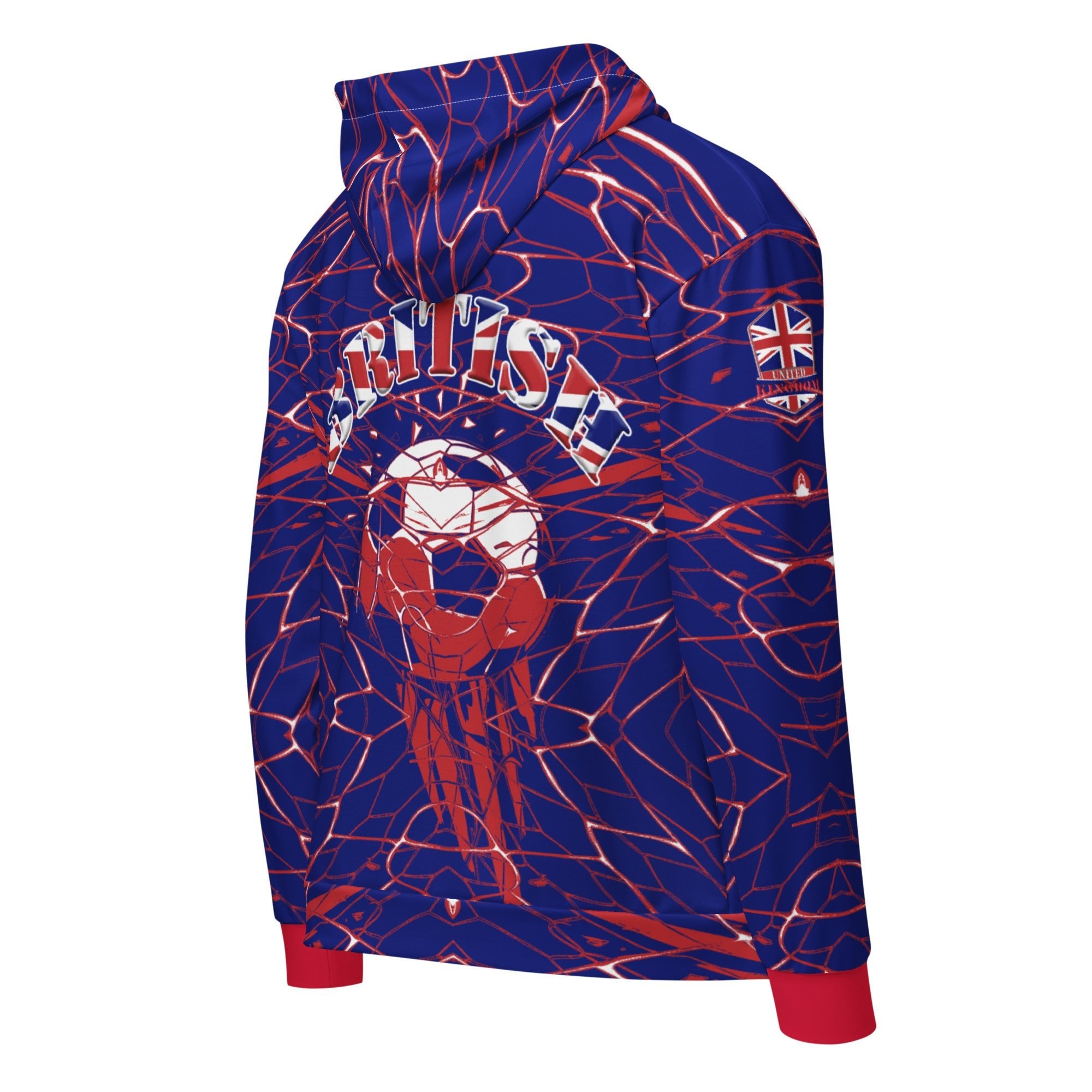 United Kingdom Football Unisex zip hoodie - Conscious Apparel Store