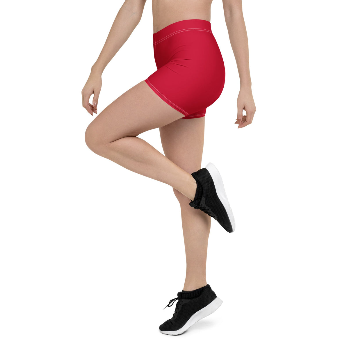 United Kingdom Red Leggings Shorts - Conscious Apparel Store