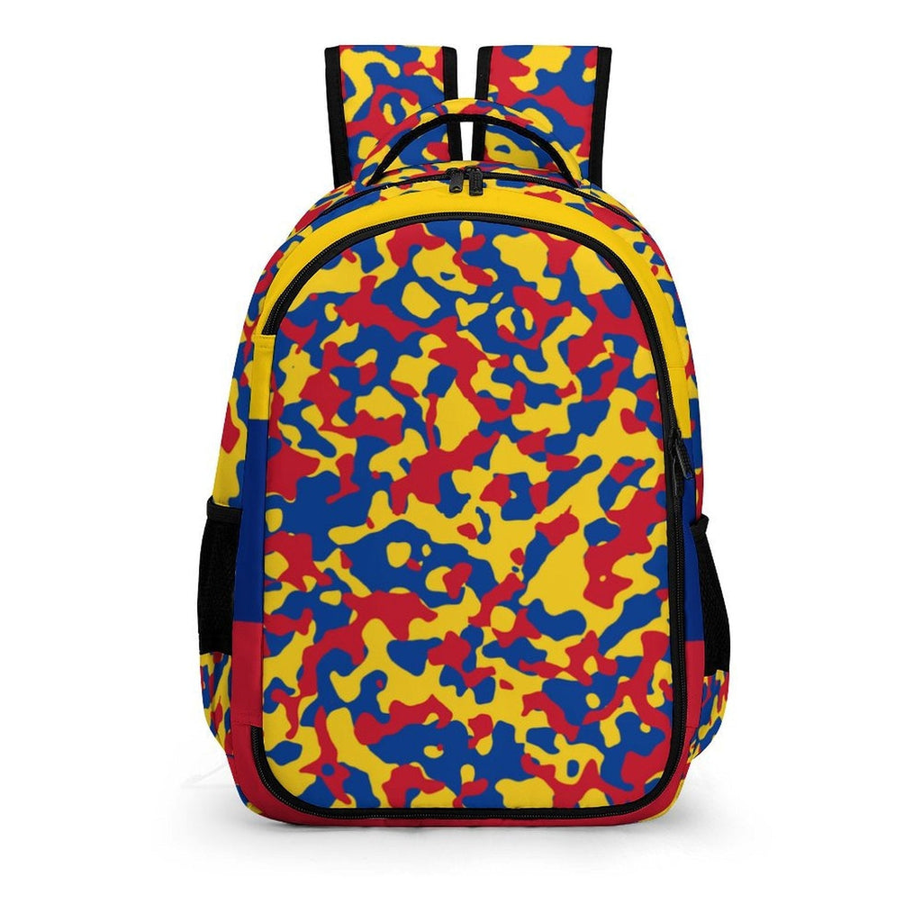 Venezuela Flag Camo Casual Backpack - Conscious Apparel Store