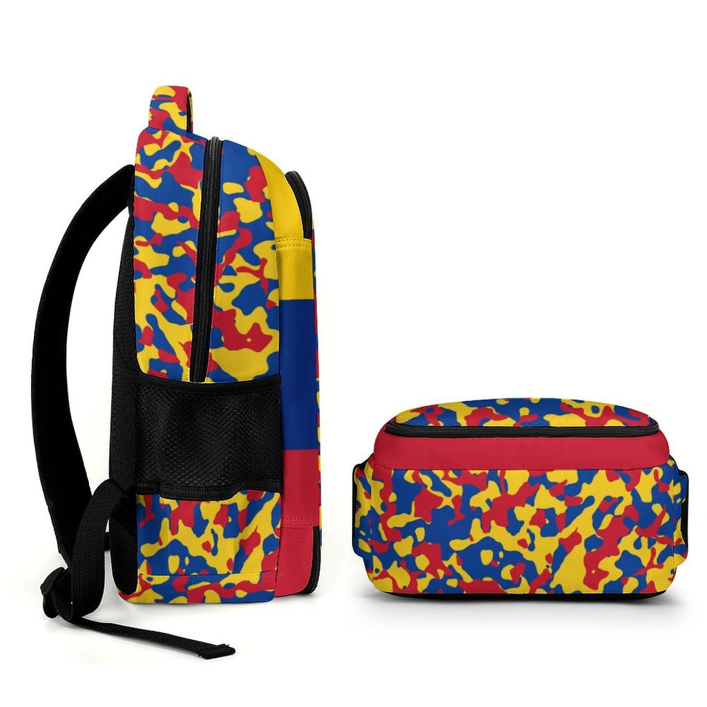 Venezuela Flag Camo Casual Backpack - Conscious Apparel Store