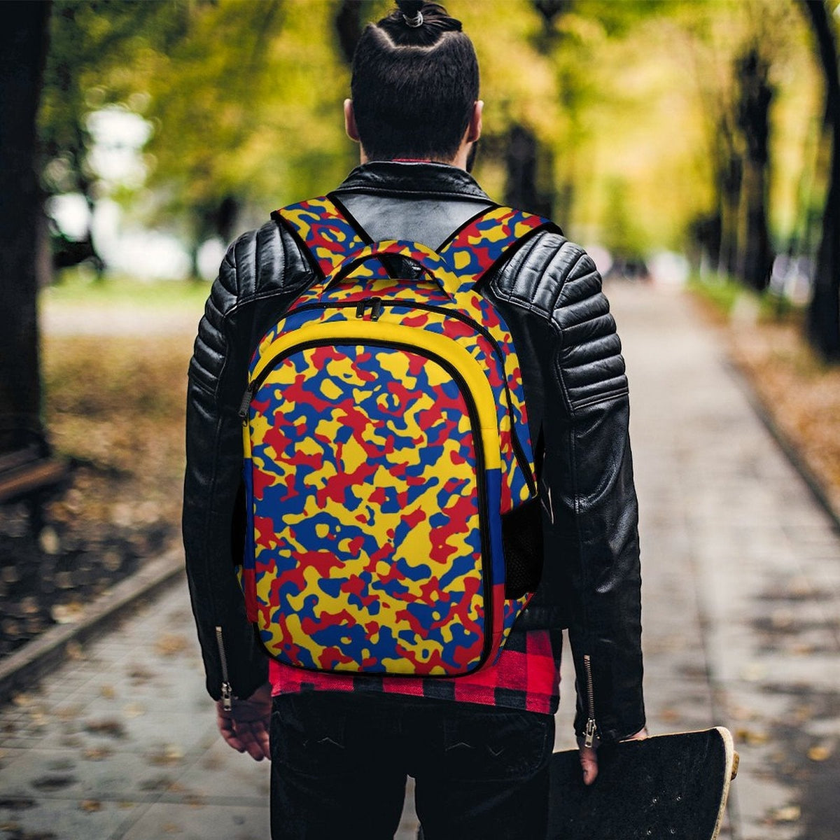 Venezuela Flag Camo Casual Backpack - Conscious Apparel Store