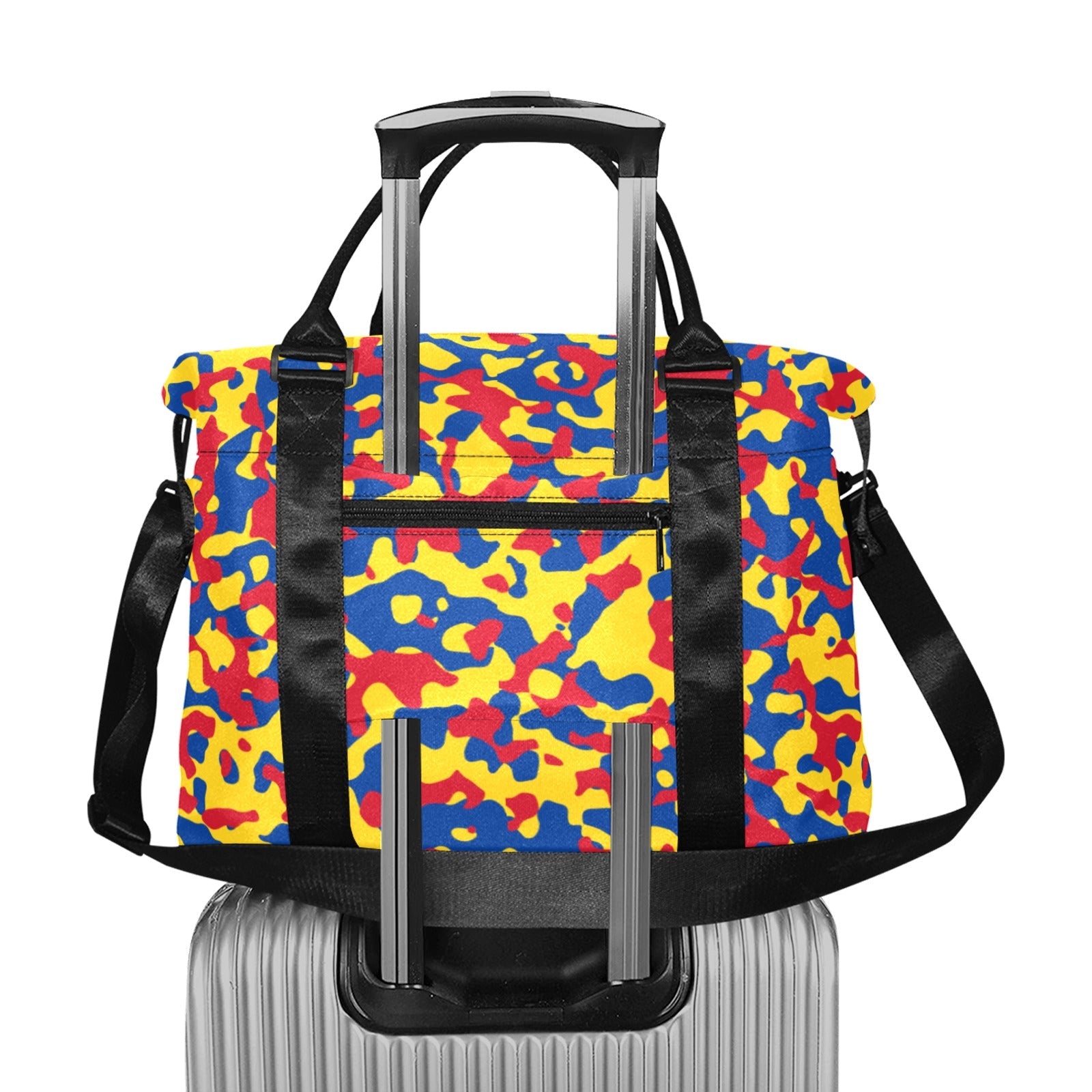 Venezuela Flag Camo Large Capacity Duffle Bag - Conscious Apparel Store