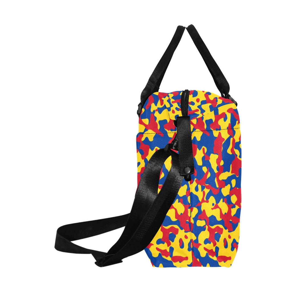 Venezuela Flag Camo Large Capacity Duffle Bag - Conscious Apparel Store