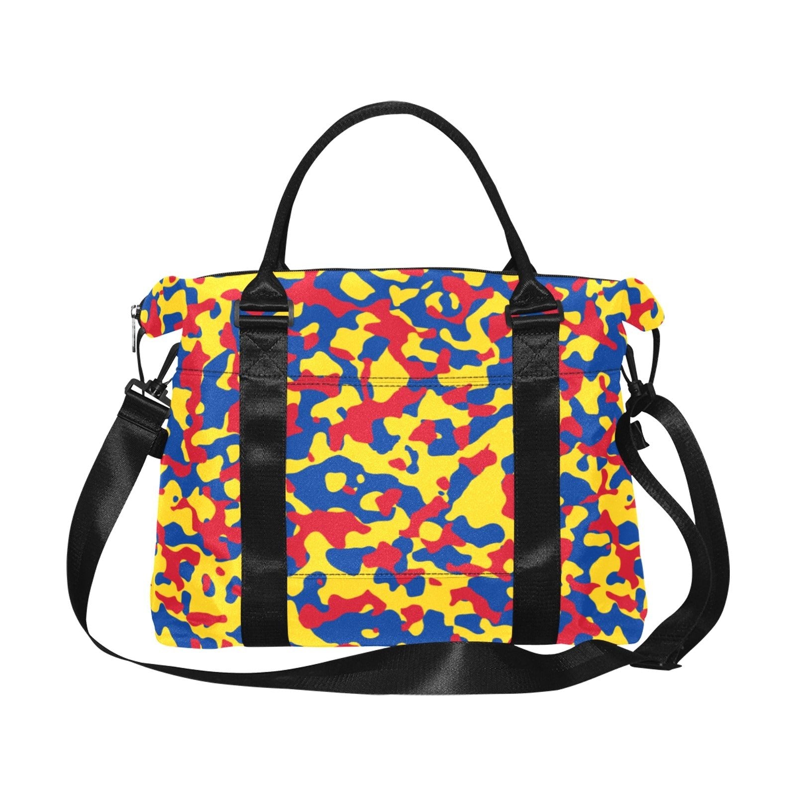 Venezuela Flag Camo Large Capacity Duffle Bag - Conscious Apparel Store