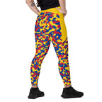 Venezuela Flag Camo Leggings with pockets - Conscious Apparel Store