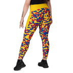 Venezuela Flag Camo Leggings with pockets - Conscious Apparel Store