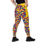 Venezuela Flag Camo Leggings with pockets - Conscious Apparel Store