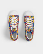 Venezuela Flag Camo Men's Hightop Canvas Shoe - Conscious Apparel Store
