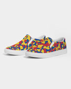 Venezuela Flag Camo Women's Slip-On Canvas Shoe - Conscious Apparel Store