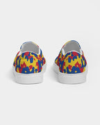 Venezuela Flag Camo Women's Slip-On Canvas Shoe - Conscious Apparel Store