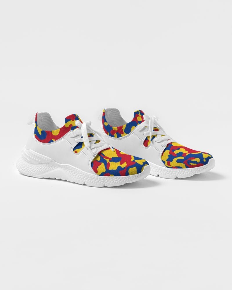 Venezuela Flag Camo Women's Two-Tone Sneaker - Conscious Apparel Store