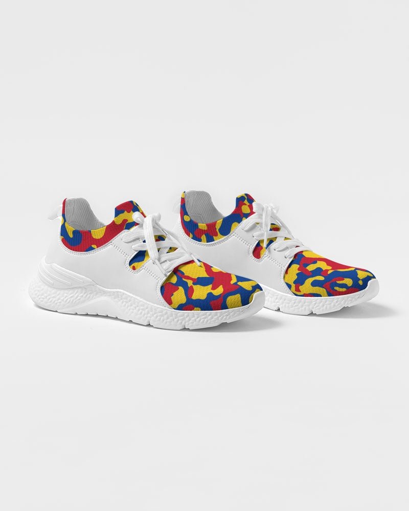 Venezuela Flag Camo Women's Two - Tone Sneaker - Conscious Apparel Store
