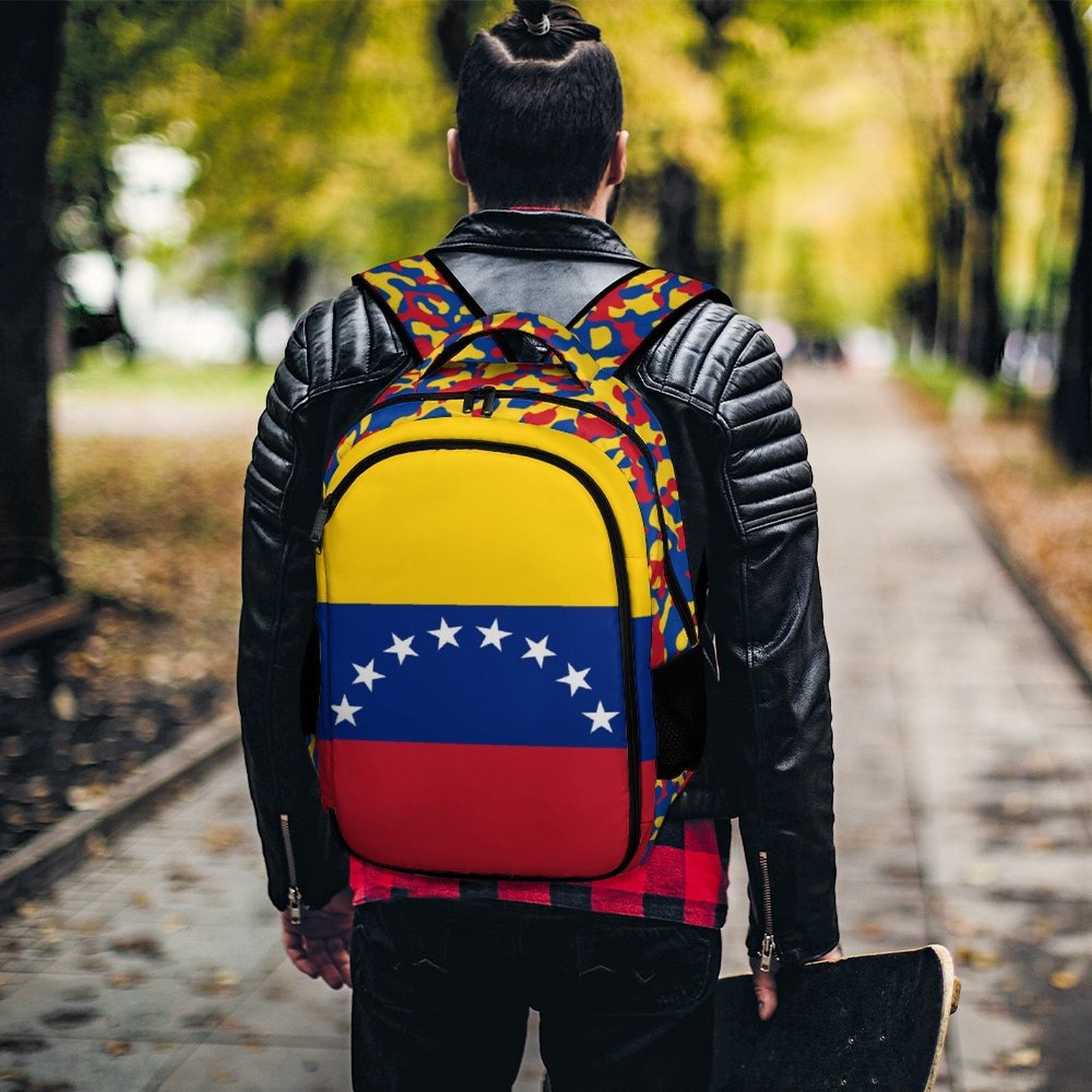 Venezuela Flag Casual Backpack - Conscious Apparel Store