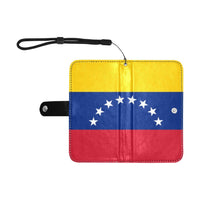 Venezuela Flag Flip Leather Purse for Mobile Phone/Small - Conscious Apparel Store