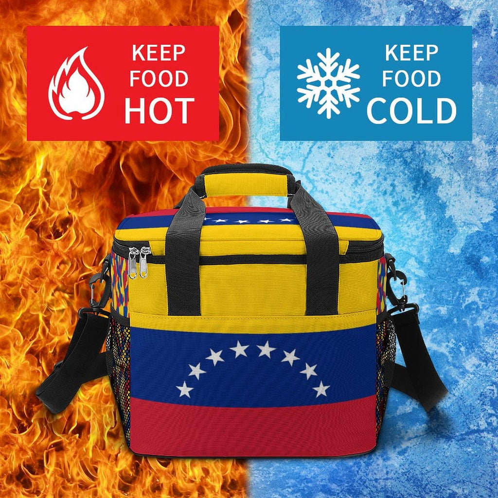 Venezuela Flag Insulated Cooler Bag - Conscious Apparel Store