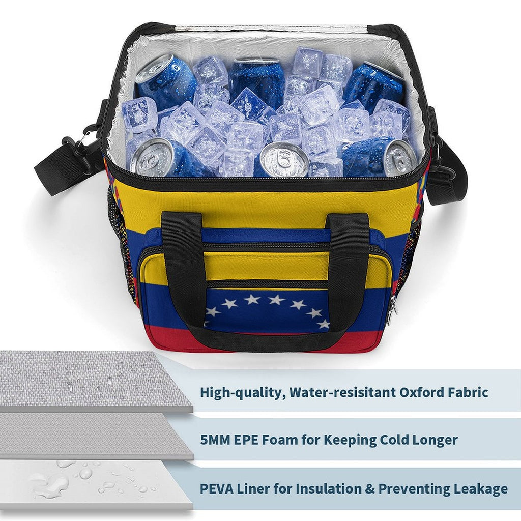 Venezuela Flag Insulated Cooler Bag - Conscious Apparel Store