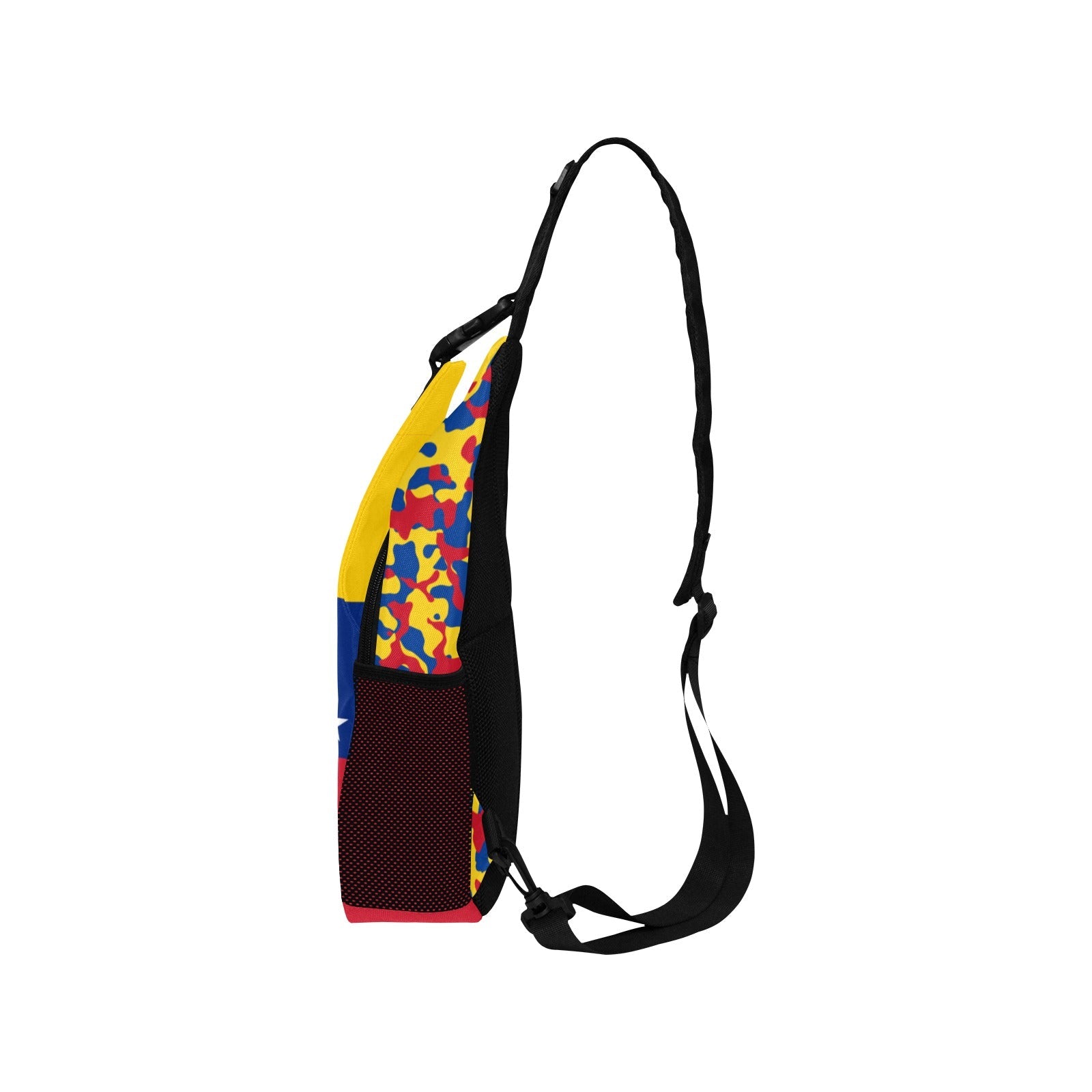 Venezuela Flag Men's Casual Chest Bag - Conscious Apparel Store