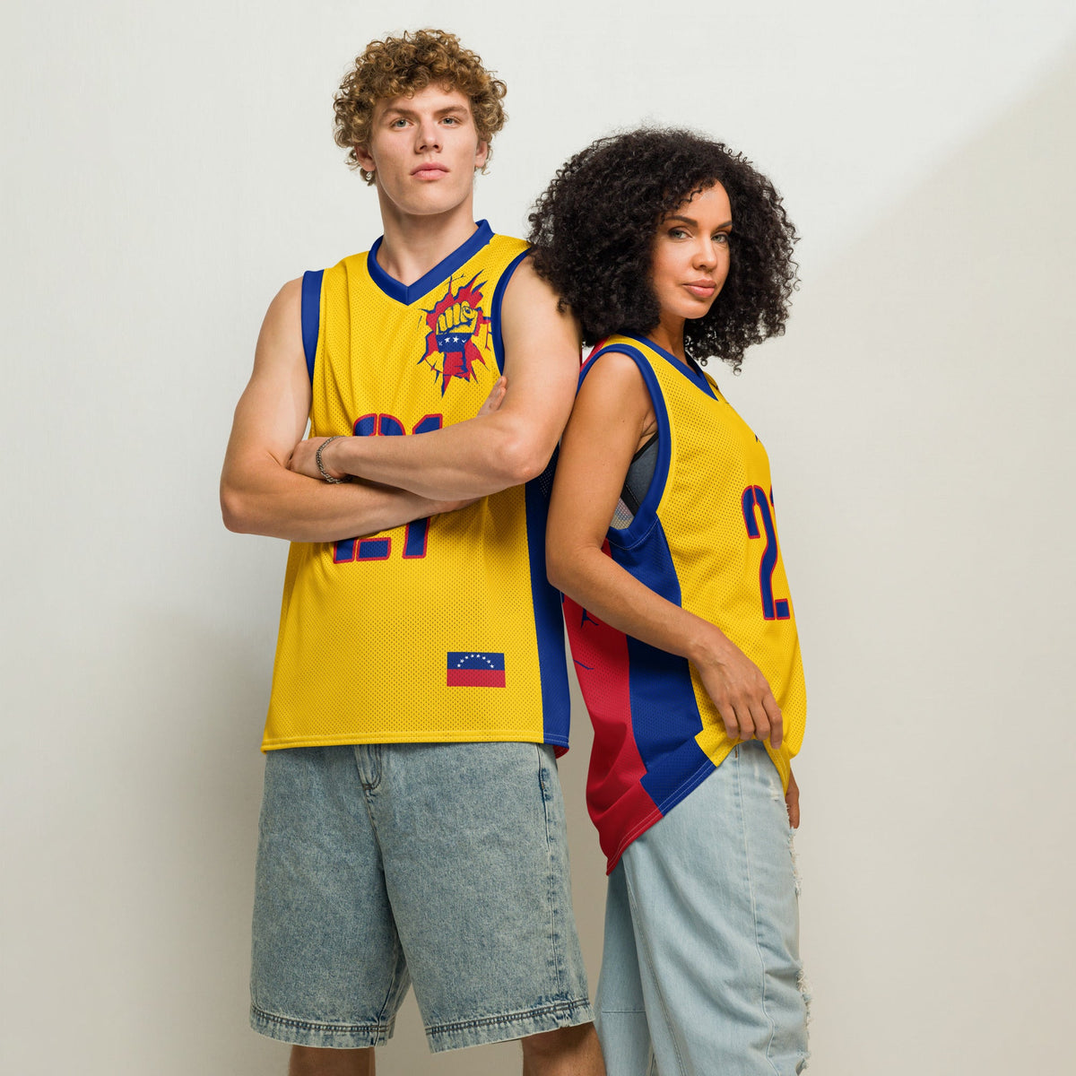 Venezuela Flag Premium Sport Jersey Tank Top - Conscious Apparel Store