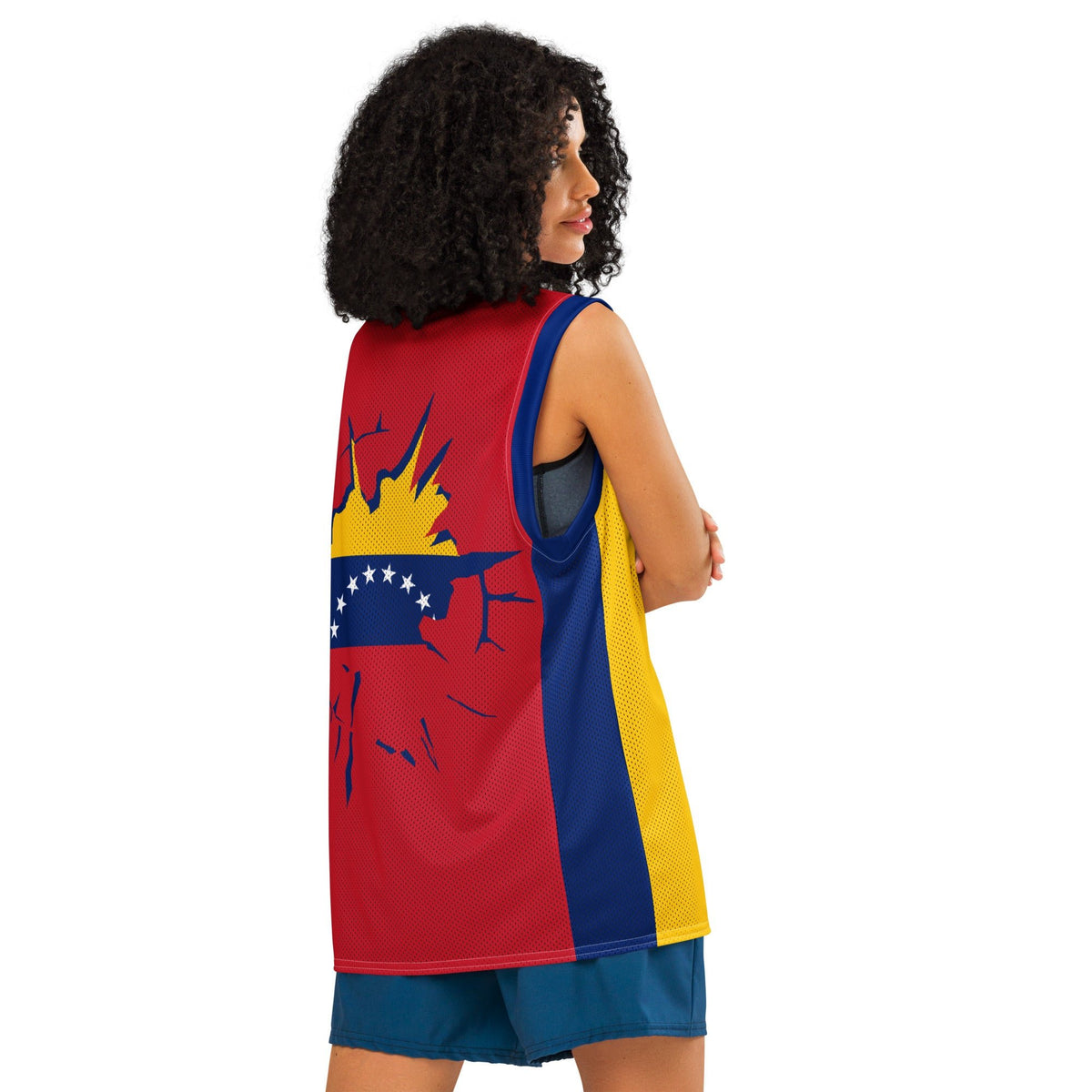 Venezuela Flag Premium Sport Jersey Tank Top - Conscious Apparel Store