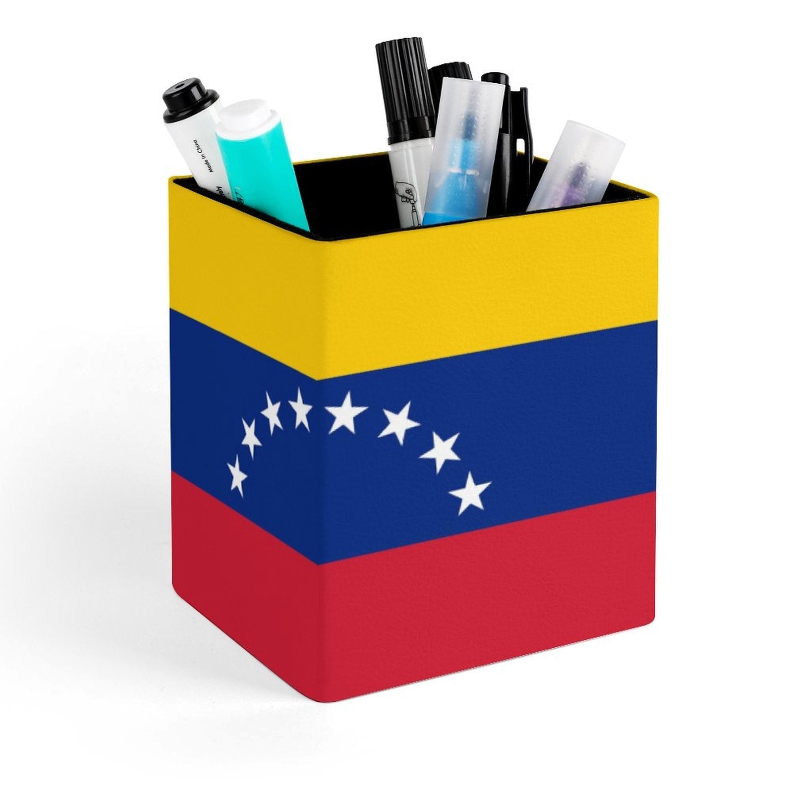 Venezuela Flag Square Pen Holder - Conscious Apparel Store