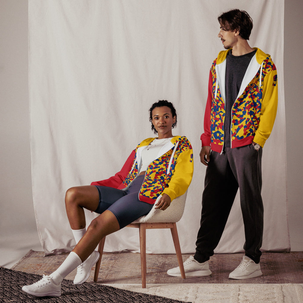 Venezuela Flag Unisex zip hoodie - Conscious Apparel Store