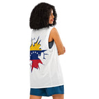 Venezuela Flag (White) Premium Sport Jersey Tank Top - Conscious Apparel Store