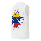 Venezuela Flag (White) Premium Sport Jersey Tank Top - Conscious Apparel Store