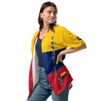 Venezuela Football Themed Button-Down Sport Jersey - Conscious Apparel Store