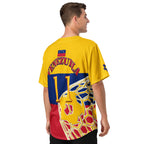 Venezuela Football Themed Button-Down Sport Jersey - Conscious Apparel Store