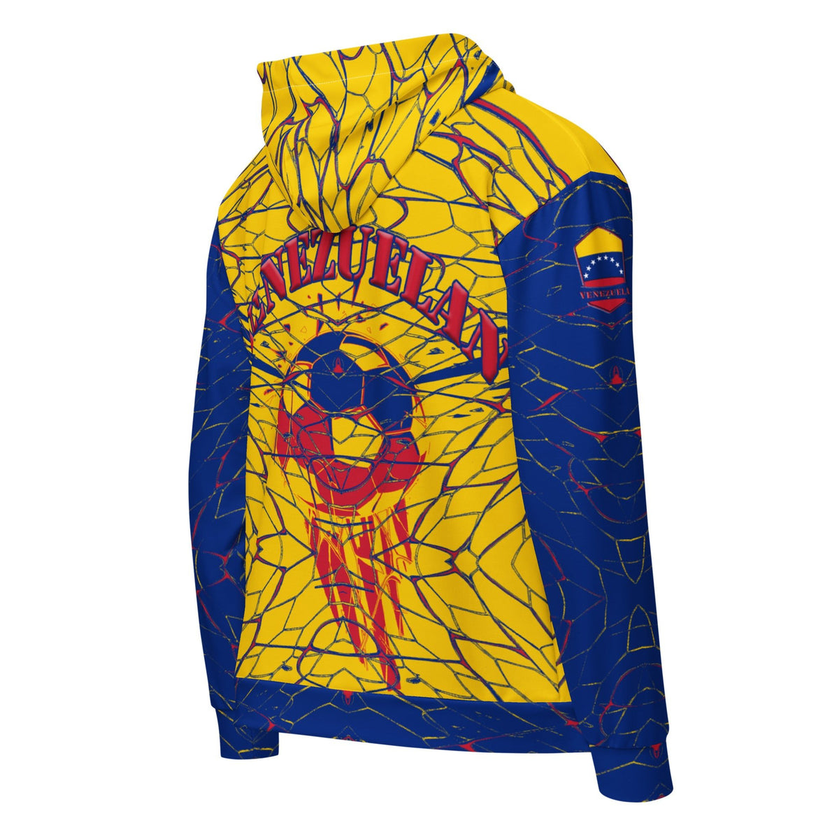 Venezuela Football Unisex zip hoodie - Conscious Apparel Store