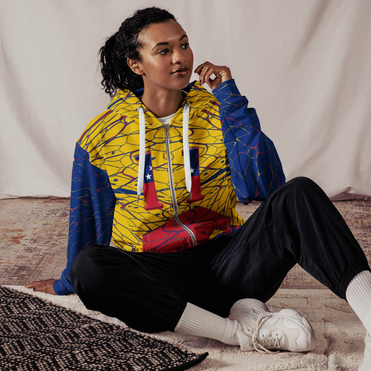 Venezuela Football Unisex zip hoodie - Conscious Apparel Store